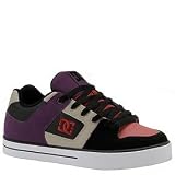 DC Pure Black/Red/Purple Shoe - UK8