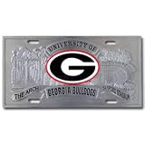 Georgia Bulldogs 3-D License Plate - NCAA College Athletics Fan Shop Sports Team Merchandise