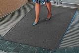 Deep Cleaning Ribbed Mat 3x5 Charcoal