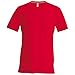 Kariban Mens Slim Fit Short Sleeve Crew Neck T-Shirt