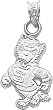 Sterling Silver North Carolina State University Charm