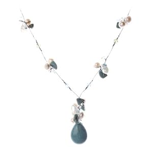 Oi! Turquoise & Sea Shell Pendant Necklace