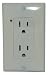 Simply Automated URD-30-A Custom Series Controlled Receptacle, Almond