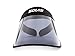 SOVIS Oversized - 99% uvb/99% uva2 and 97% uva1 Sun Cap Solar Visor Hat Protection Black