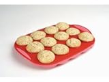 Review Silicone Zone 8166 / SiliconeZone New Wave Mini Muffin Pan, Red / Pink