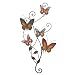 Butterfly Hand Painted Metal Wall Art 29"h, 15"w