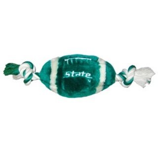 Image of DoggieNation 305671 One Size Michigan State Plush Dog Toy