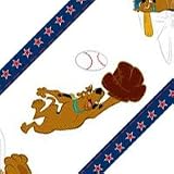 Scooby-Doo - Baseball Sports - 2 Rolls Self-Stick Sticker Wall Borders