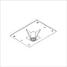 Lucasey CMASF125 Ribbed Ceiling Flange for 1 1/4