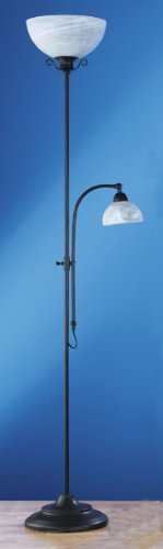 Reality|Trio Deckenfluter Stehlampe, Landhausstil