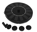 Solarrific Floating Solar Fountain for the Bird Bath