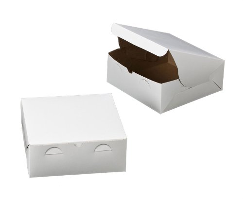 Dress My Cupcake Cupcake Box, White/Brown, Set of 100