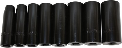 Porter-Cable PTA11 9 Piece S.A.E. Deep Impact Socket Set