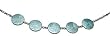 Discus Necklace in Teal