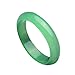 Parma77 Genuine Fashion Light Green Jade Jadeite Queen Bangle Bracelet Christmas Gift