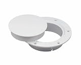 Nicro N10863DW 3 deck plate, white snap-in