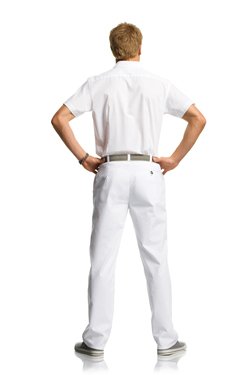 Herrenhose weiß 205g/m²