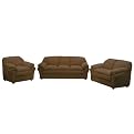 Hannover Microfiber 3-pc. Group Seating Set - Brown