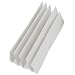 Extra Data Cards for Flexible Magnet Data Card Holder Kit with Overall Dimensions .125" Thick, 1" Height, 6" Length, Pack of 324