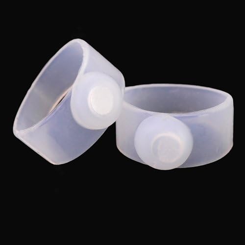 Pair of Body Slimming Silicone Magnetic Toe Rings Lose Weight Item