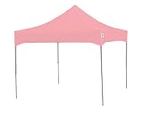 KD PartyShade PF100Pink 10-Foot by 10-Foot Heavy Duty Steel Frame One Piece Pop-Up Indoor/Outdoor Portable Canopy, Pink