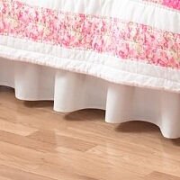 Olivia Pink Twin Dustruffle