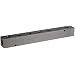 Polyconn PCM20-250-07BW Black Anodizing Aluminum Manifold, 3/8" NPT Female x 1/4" NPT Female, 1-1/2" Centers, 7 Stations