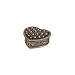 Crystal Heart Pewter Jewelry Box