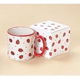 Adorable Ladybug Coffee Mug/Cup With Gift Box Inexpensive Gift Item
