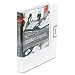 Wilson Jones Custom Imprint Presentation Binder, 1 Inch Capacity, Letter Size, White (W46101)