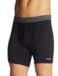 Reebok Men's Performance Boxer Brief, Black, Small