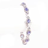 14K 3.30 CTW Tanzanite & Diamond Bracelet