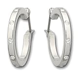 Swarovski Crystal Hoop Earrings