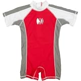 Boys Red Cement UV Rash Suit