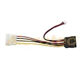 Internal Molex to SATA Power & 4-pin Socket Connector Cable