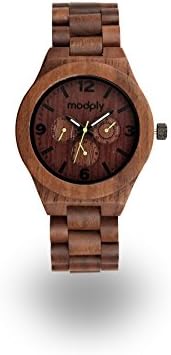 Men's Wood Watch - Walnut and Analog Quartz Movement - Top Quality by Modply