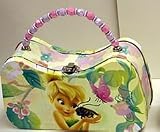DISNEY TINKERBELL & FRIENDS LUNCH BOX/PURSE WITH BEAD LIGHT YELLOW
