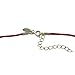 Ivy and Max Gold Finish Red Enamel Heart Charm Girls Cord Pendant Necklace, 15+2