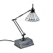 Catalina Lighting 09029228130 Tiffany desk lamp, mission-style shade, 21-1/2 arm reach, dark bronze base