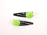 31IiUs1VGdL. SL160  Tree Frog   Baby Girl & Toddler Hair Clip / Snap Clip   Green