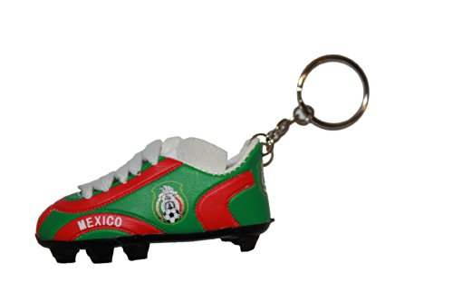 Mexico Red Green Soccer Shoe Cleat Keychain .. High Quality .. New