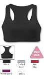 Champion Women's Double Dry Cotton Blend Sports Bra, White, X-Large