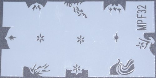 Air Brush Nail Art Schablone (Form 32) Preisvergleich