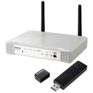 I-O DATA ����LAN���[�^�[&����LANUSB�A�_�v�^�[ WN-NHP/R-U