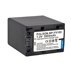 7.2V 3900mAh Rechargeable Lithium-ion Battery for Sony NP-FV100 Camera (Black) + Worldwide free shiping