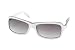 Calvin Klein CK 4085S 270 White Slim Rectangular Sunglasses