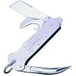 British Army Clasp Knife, 3 Blade w/Marlin Spike, Stainless
