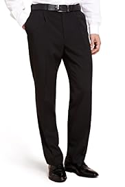 Crease Resistant Active Waistband Straight Fit Trousers