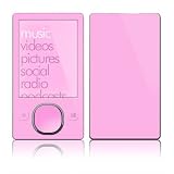 Pink Color Zune 80GB Skin Decal Protective Sticker