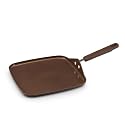 Earth Pan II by Farberware 11-Inch Square Griddle, Espresso